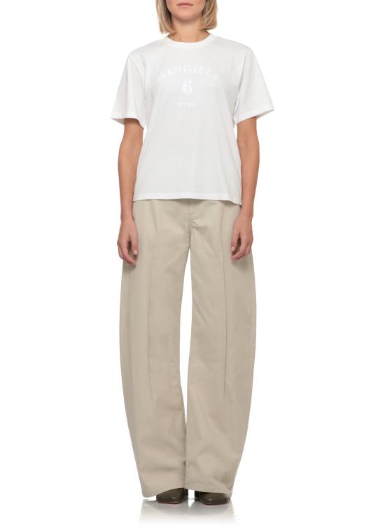 26FW MM6 메종마르지엘라 반팔 티셔츠 S62GD0225 M20048101 WHITE - MM6 MAISON MARGIELA