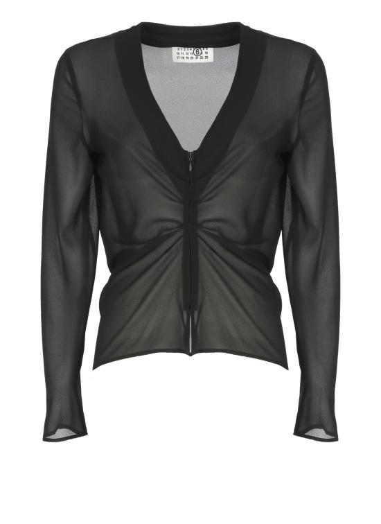 26FW MM6 메종마르지엘라 블라우스 S52NH0047 M35468900 BLACK