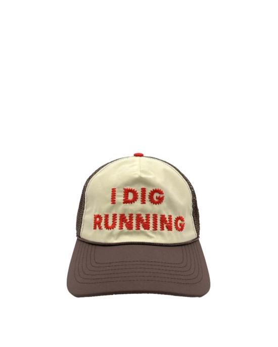  ALEX ZONO 모자 Alex Zono "I Dig Running" 오그 트러커  브라운