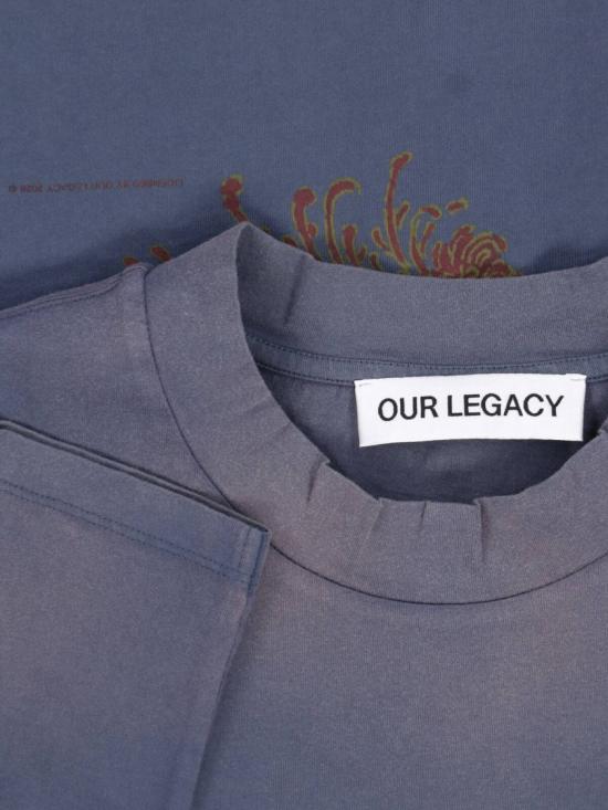 26FW 아워레가시 탑 W4266BMMORPHED PHOENIX PRINT Blue - OUR LEGACY