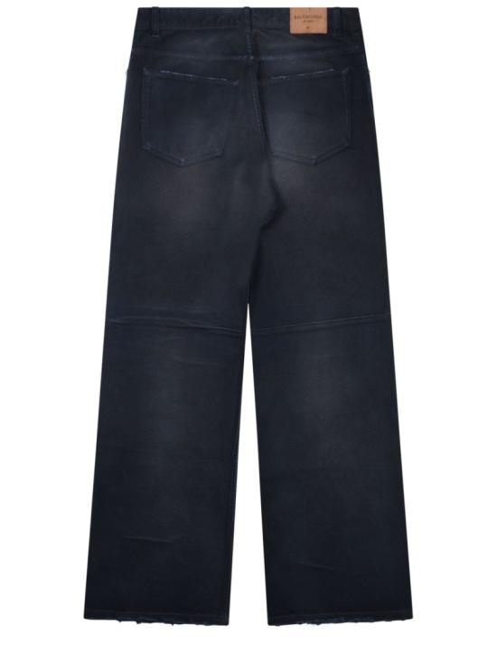  발렌시아가 커브드 니 팬츠 857194 TTW648074 Blue - BALENCIAGA