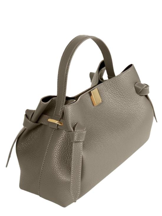 26FW 유제피 가방 GYOZA PEBBLE GRAIN LEATHER TAUPE Green - YUZEFI