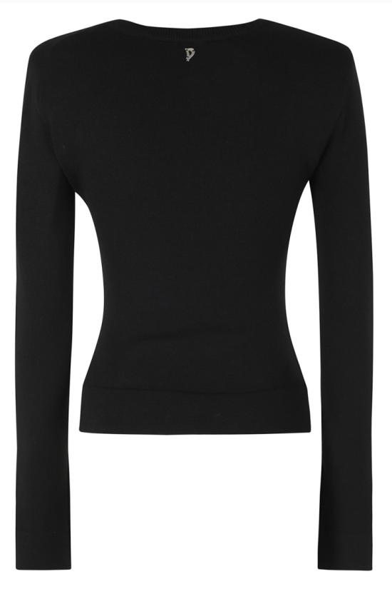 26FW 돈답 니트웨어 DT443 M01022D 002 099 Black - DONDUP