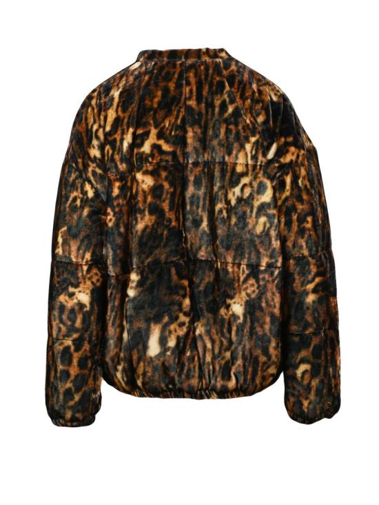 25FW 이자벨마랑 자켓 갈색 비스코스 혼방 동물털 다운 재킷 - ISABEL MARANT