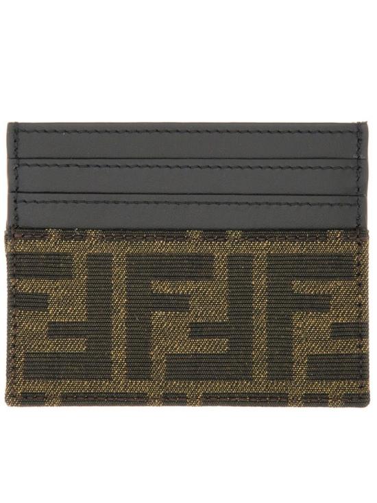  펜디 FF 패브릭 카드 홀더 7M0164 ALWKF0L3T Brown - FENDI