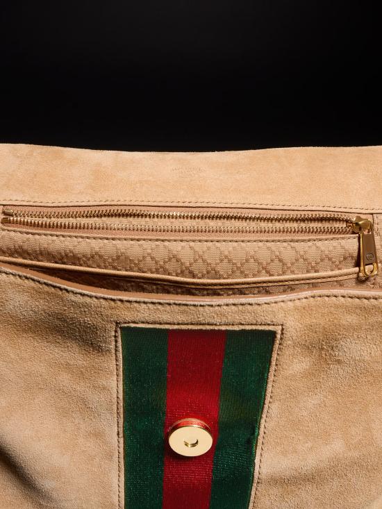 26FW 구찌 파파라초 미디엄 탑 핸들백 875018AAGIR 9560 BEIGE - GUCCI