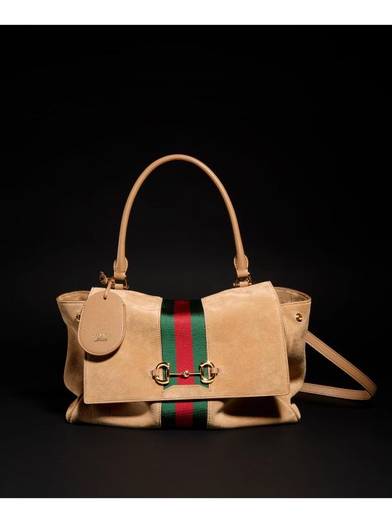 26FW 구찌 파파라초 미디엄 탑 핸들백 875018AAGIR 9560 BEIGE - GUCCI