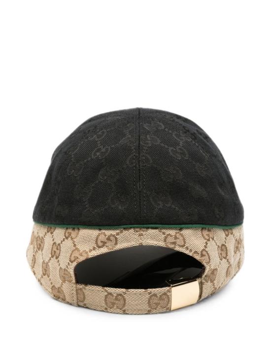 26FW 구찌 GG 코튼 캔버스 베이스볼 캡 A001I24HBK3 1079 - GUCCI
