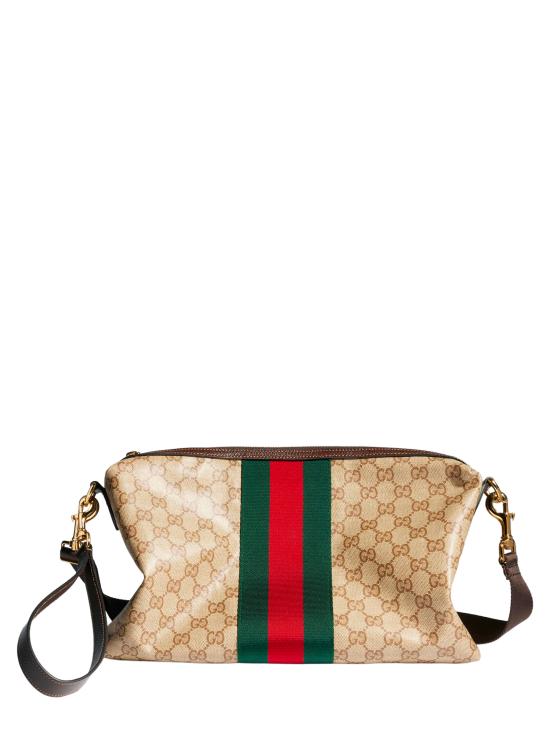 26FW 구찌 웹 디테일의 미디엄 GG 크로스백 A002KXFAF99 9646 BEIGE