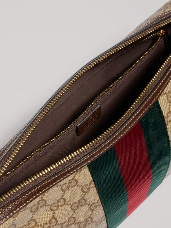 26FW 구찌 웹 디테일의 미디엄 GG 크로스백 A002KXFAF99 9646 BEIGE - GUCCI