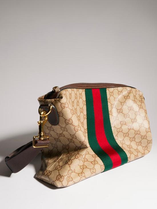26FW 구찌 웹 디테일의 미디엄 GG 크로스백 A002KXFAF99 9646 BEIGE - GUCCI