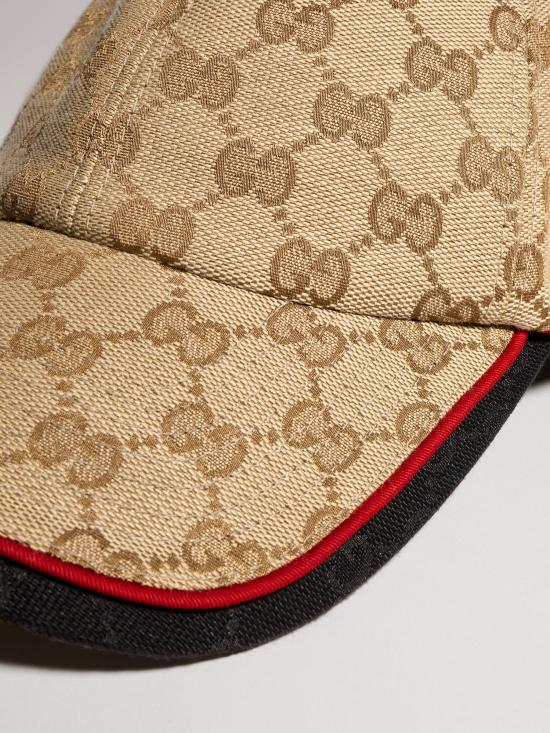26FW 구찌 GG 코튼 캔버스 베이스볼 캡 GG 코튼 캔버스 베이스볼 캡 A001I24HBLB 9660 - GUCCI