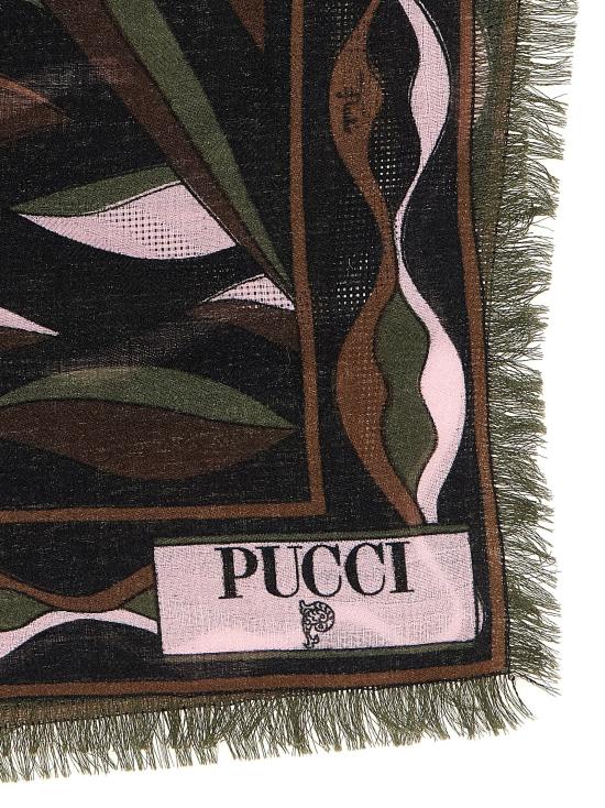 26FW 에밀리오푸치 머플러/스카프 듄 스카프 및 풀라드 멀티컬러 - EMILIO PUCCI