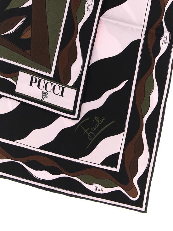 26FW 에밀리오푸치 머플러/스카프 Fiamme 스카프 및 풀라드 멀티컬러 - EMILIO PUCCI