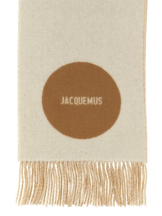 26FW 자크뮈스 머플러/스카프 베이지색 스카프 및 풀라드 - JACQUEMUS