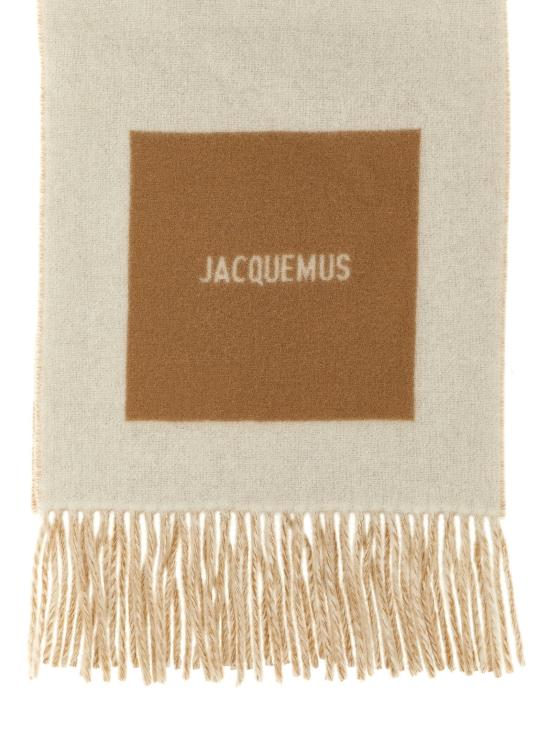 26FW 자크뮈스 머플러/스카프 베이지색 스카프 및 풀라드 - JACQUEMUS