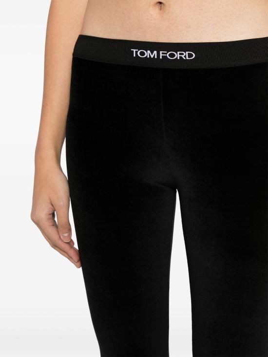 26FW 톰포드 스트레이트 팬츠 PAJ121JEX065 LB999 BLACK - TOMFORD