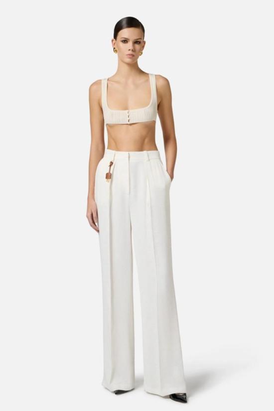  엘리자베타프랜치 팬츠 PA09752E236040 White - ELISABETTA FRANCHI