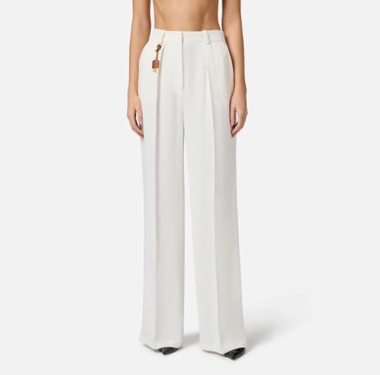  엘리자베타프랜치 팬츠 PA09752E236040 White - ELISABETTA FRANCHI