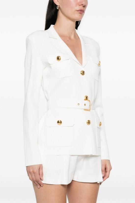 26SS 엘리자베타프랜치 자켓 MK10B62E236040 White - ELISABETTA FRANCHI