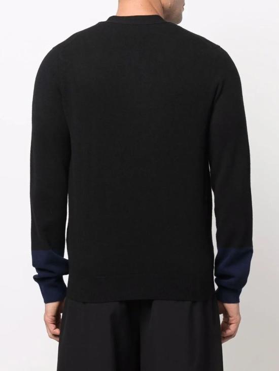 26FW 꼼데가르송 파인 니트 버튼업 가디건 FZ N109 PER 1 BLACK NAVY - COMME DES GARCONS