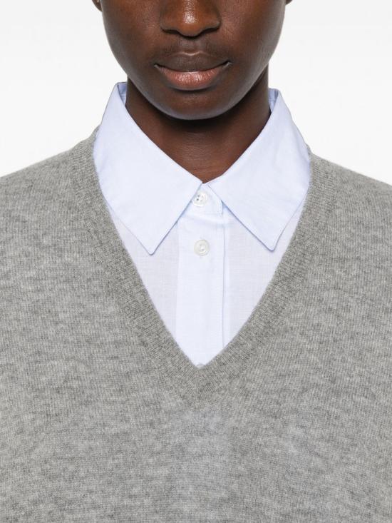 26FW 더로우 스웨터 R000627 Y166 LRM LIGHT GREY MELANGE DOM - THE ROW