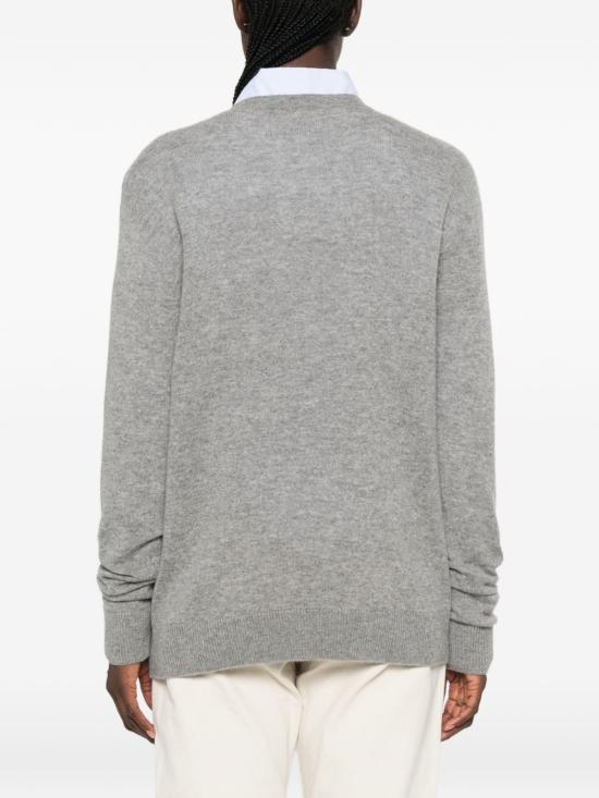 26FW 더로우 스웨터 R000627 Y166 LRM LIGHT GREY MELANGE DOM - THE ROW
