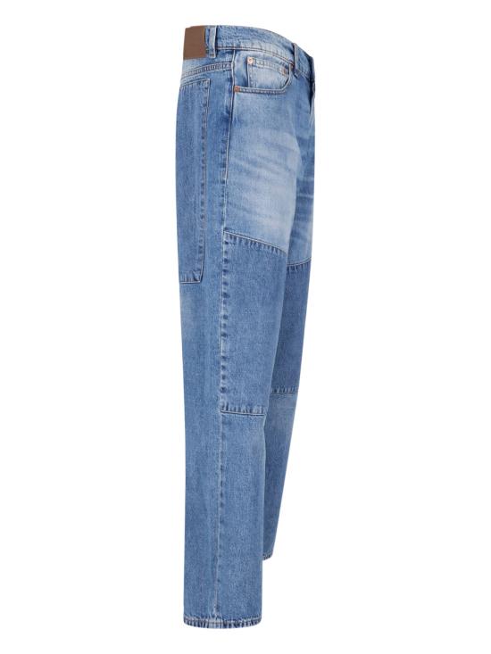 26FW 아워레가시 데님 팬츠 M4265PS PATCHED SADDLE REPAIR WASH BLUE - OUR LEGACY