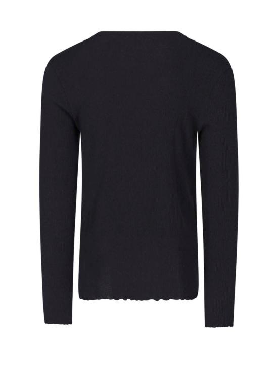 26FW 아워레가시 엘론게이티드 롱슬리브 M4266EC CHARRED SHADE RIPPLE RIB BLACK - OUR LEGACY