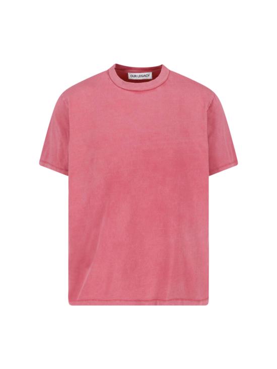 26FW 아워레가시 원 로즈 레거시 박스 티셔츠 M4266BRL WORN ROSE LEGACY JERSEY RED