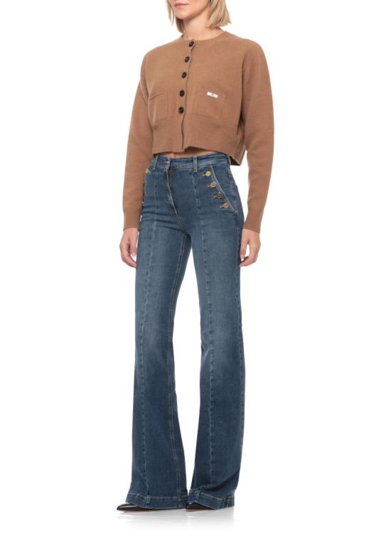 26FW 엘리자베타프랜치 니트웨어 MK12T66E2AI6 Brown - ELISABETTA FRANCHI