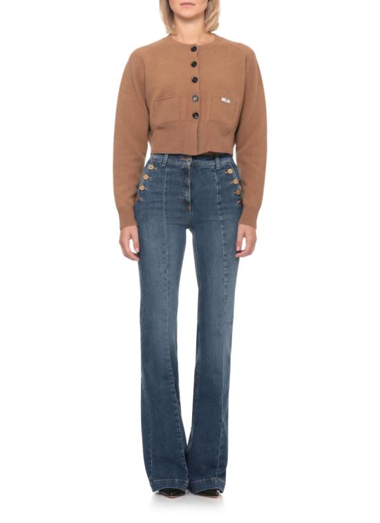 26FW 엘리자베타프랜치 니트웨어 MK12T66E2AI6 Brown - ELISABETTA FRANCHI
