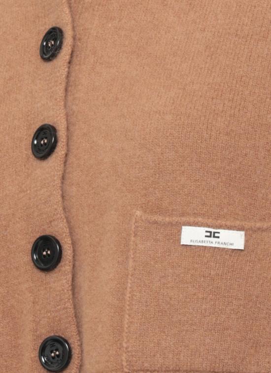 26FW 엘리자베타프랜치 니트웨어 MK12T66E2AI6 Brown - ELISABETTA FRANCHI