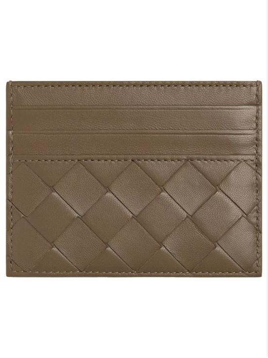  보테가베네타 인트레치아토 크레딧 카드 케이스 796324 VCPP32355 Brown - BOTTEGA VENETA