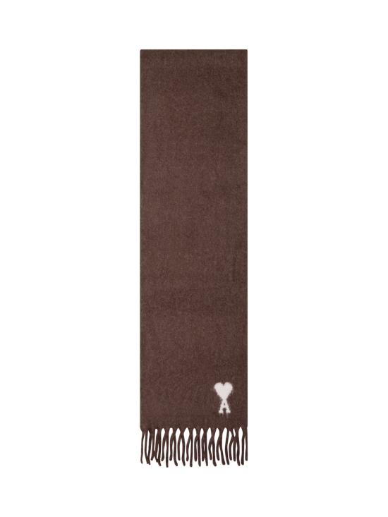 26FW 아미 알파카 아미 드 꾀흐 스카프 USF673AW0004 2221 CHOCOLATE BROWN