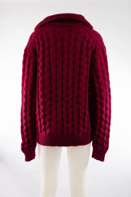 26FW 프라다 울 가디건 P25O596835 F0590 LAMPONE - PRADA