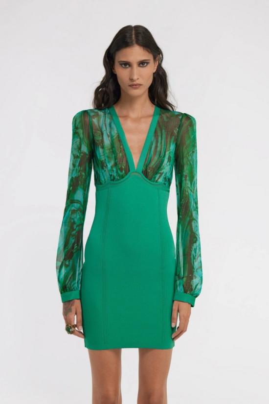  로베르토 카발리 원피스 2100000560127 Green - ROBERTO CAVALLI