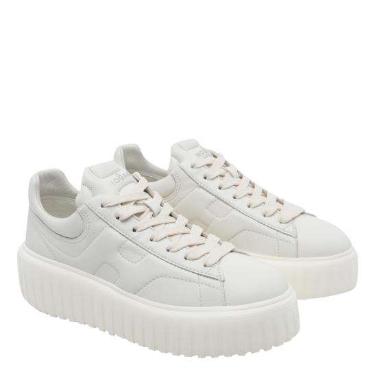 26FW 호간 H-스트라이프 스니커즈 HXW6450FC60 LE9B013 WHITE - HOGAN