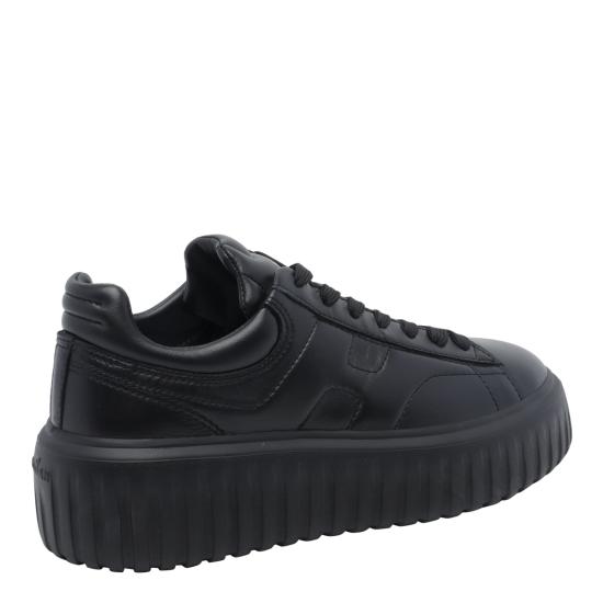 26FW 호간 H-스트라이프 스니커즈 HXW6450FC60 LE99999 BLACK - HOGAN