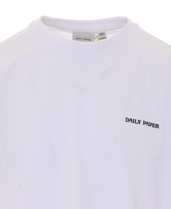 26FW 데일리 페이퍼 반팔 티셔츠 2422071 WHITE - DAILY PAPER
