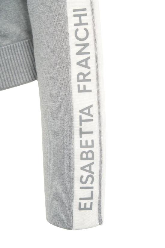 26FW 엘리자베타프랜치 스웨터 MK15S66E2 G41 GRIGIO MELANGE AVORIO - ELISABETTA FRANCHI