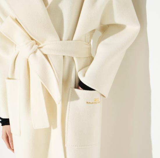 26FW 엘리자베타프랜치 코트 CP01D66E2 193 BURRO - ELISABETTA FRANCHI
