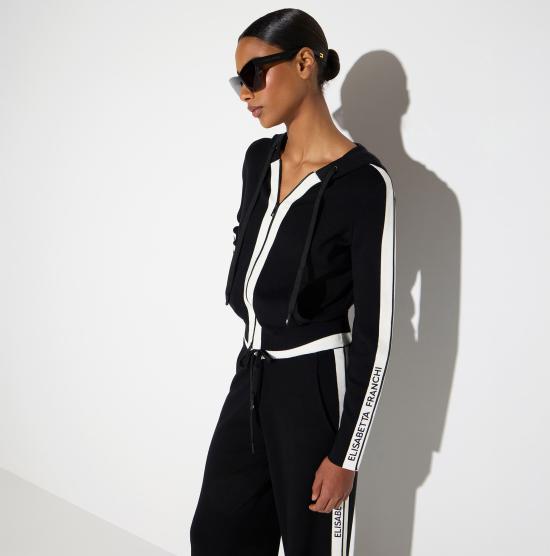 26FW 엘리자베타프랜치 스웨터 MK15S66E2 685 NERO BURRO - ELISABETTA FRANCHI
