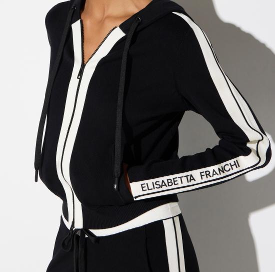 26FW 엘리자베타프랜치 스웨터 MK15S66E2 685 NERO BURRO - ELISABETTA FRANCHI