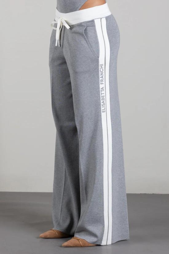 26FW 엘리자베타프랜치 팬츠 KP75S66E2 G41 GRIGIO MELANGE AVORIO - ELISABETTA FRANCHI