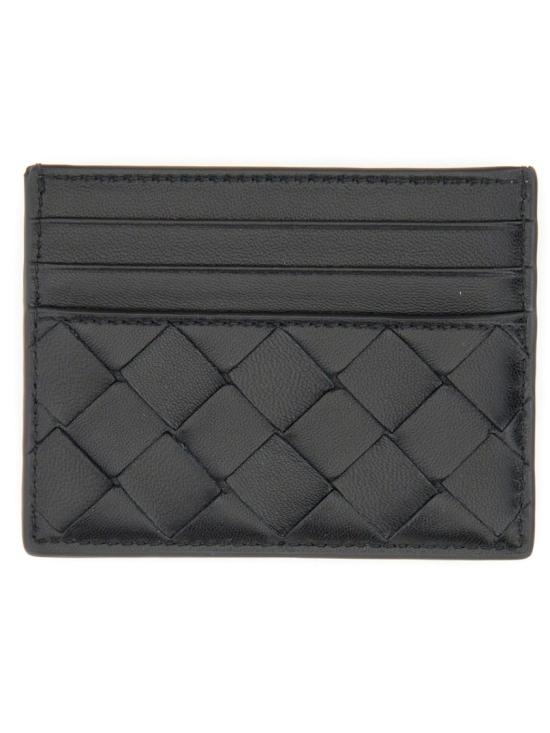  보테가베네타 인트레치아토 크레딧 카드 케이스 796324 VCPP38425 Black