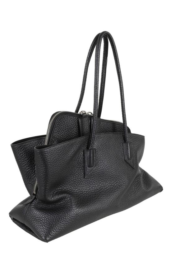 26FW 디 아티코 라 파세지아타 미디엄 탑 핸들 백 250WAH00054 LBT117AA 099 Black - THE ATTICO