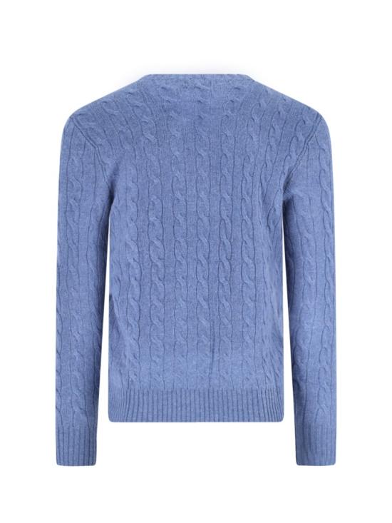 26FW 폴로 랄프로렌 케이블 니트 스웨터 710 876762504 Blue - POLO RALPH LAUREN