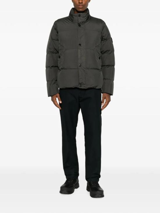 26FW 스톤 아일랜드 윈드 레지스턴트 & 안티드롭 다운 재킷 L2S15 4100109 S0A23 V0062 LEAD GRAY DOM - STONE ISLAND