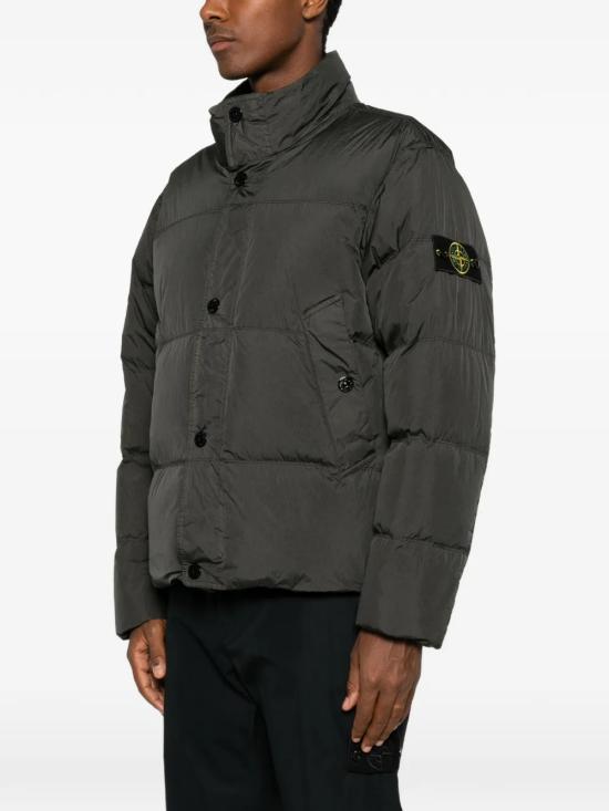 26FW 스톤 아일랜드 윈드 레지스턴트 & 안티드롭 다운 재킷 L2S15 4100109 S0A23 V0062 LEAD GRAY DOM - STONE ISLAND